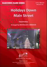 Holidays Down Main Street Marching Band sheet music cover
